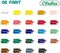 Oil Paint Set, 24 Oil-Based Colors, 12ml/0.42oz x 24 Tubes Non-Toxic Oil Painting Set Supplies for Canvas Painting Artist Kids Beginners Adults Classroom Great Art Supplies Gifts Ideal
